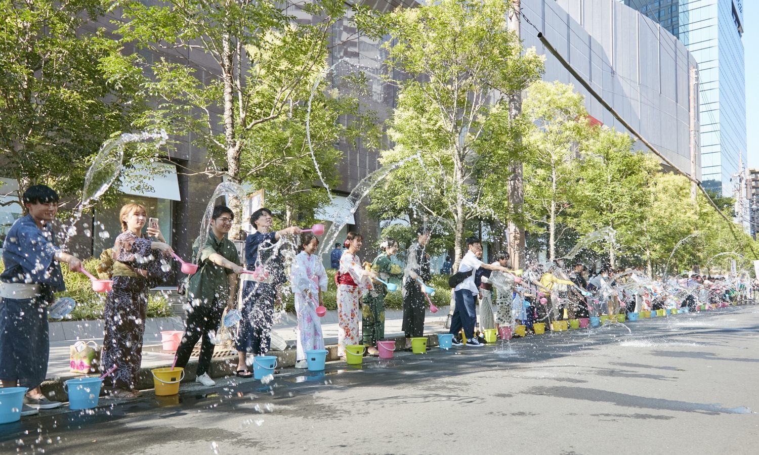 梅田打ち水大作戦のイメージ