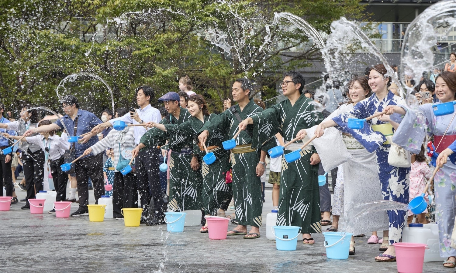 梅田打ち水大作戦のイメージ